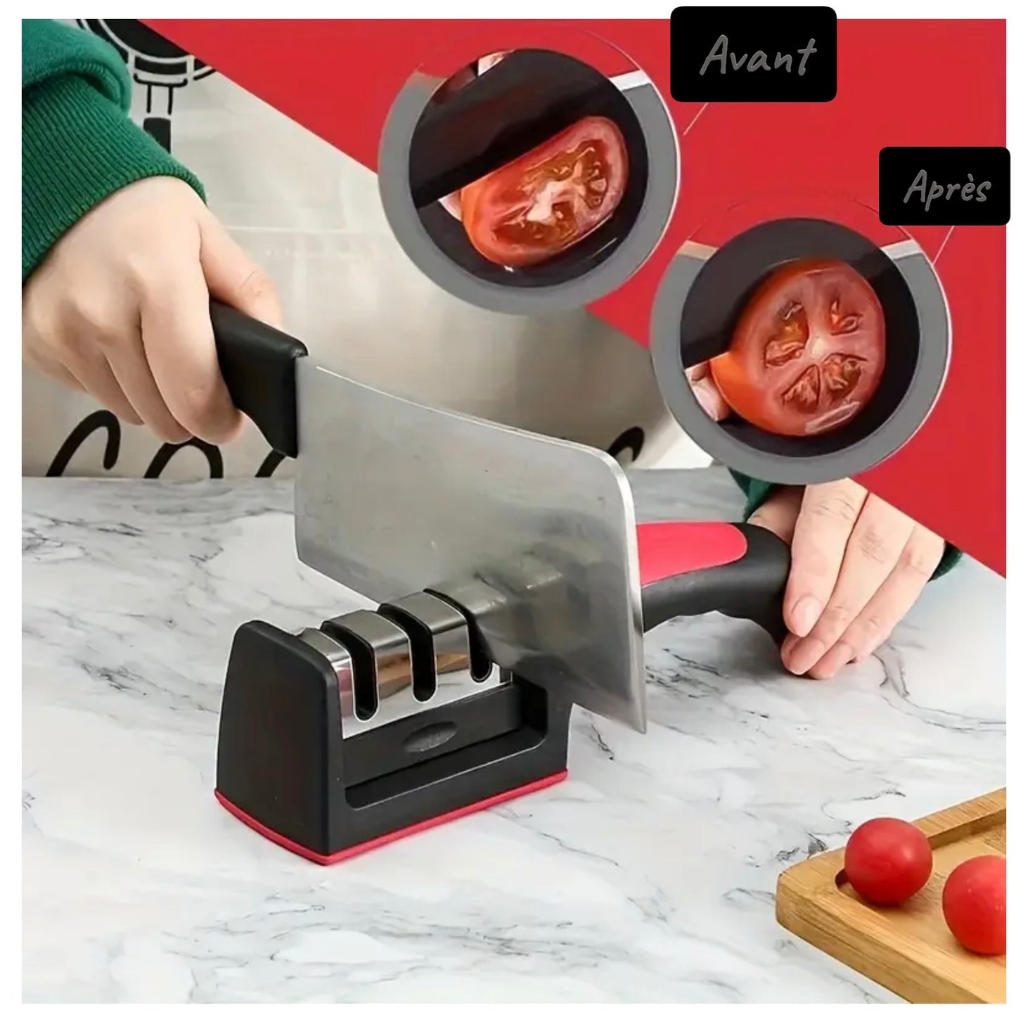 Aiguiseur à 3 phases Easy Sharp - pour couteaux de cuisine