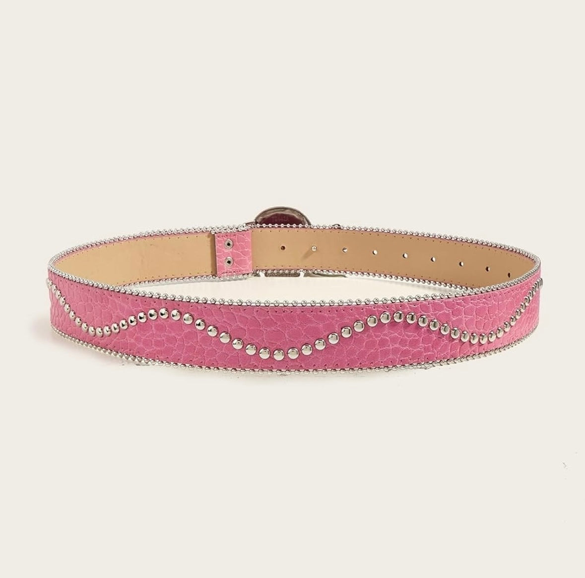 Ceinture tendance avec boucle en forme de tête de mort et strass