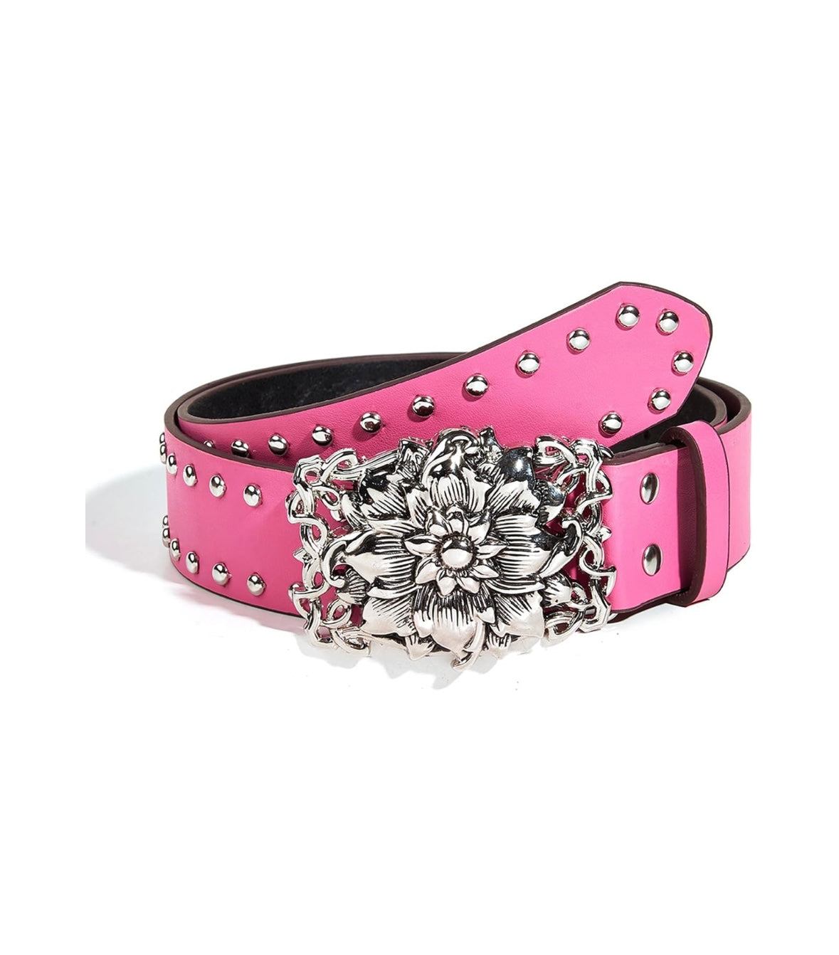 Ceinture boucle florale