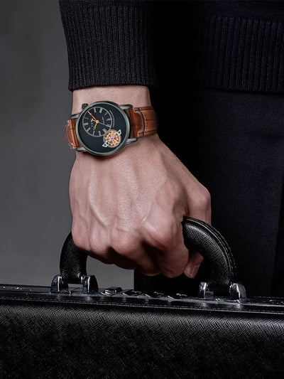 TOMI Ensemble de montres de travail pour hommes